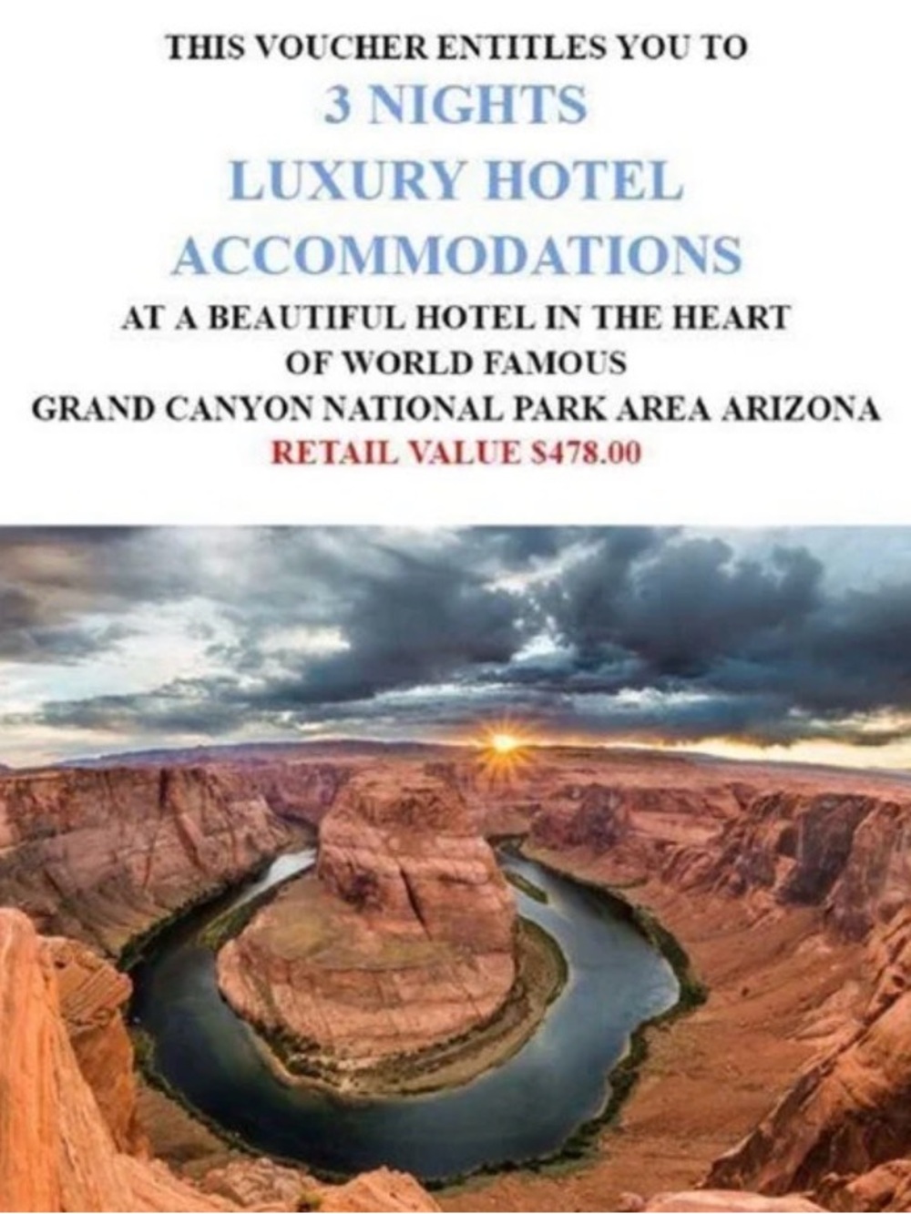 Grand Canyon Horseshoe Bend Hotel Voucher
